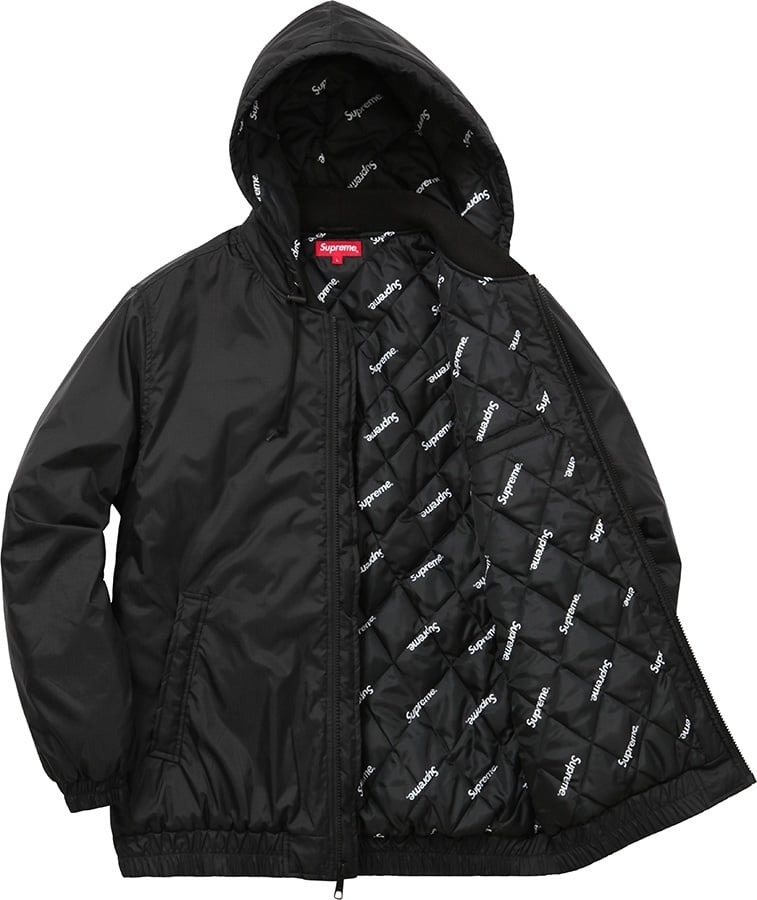 2-Tone Hooded Sideline Jacket view 10